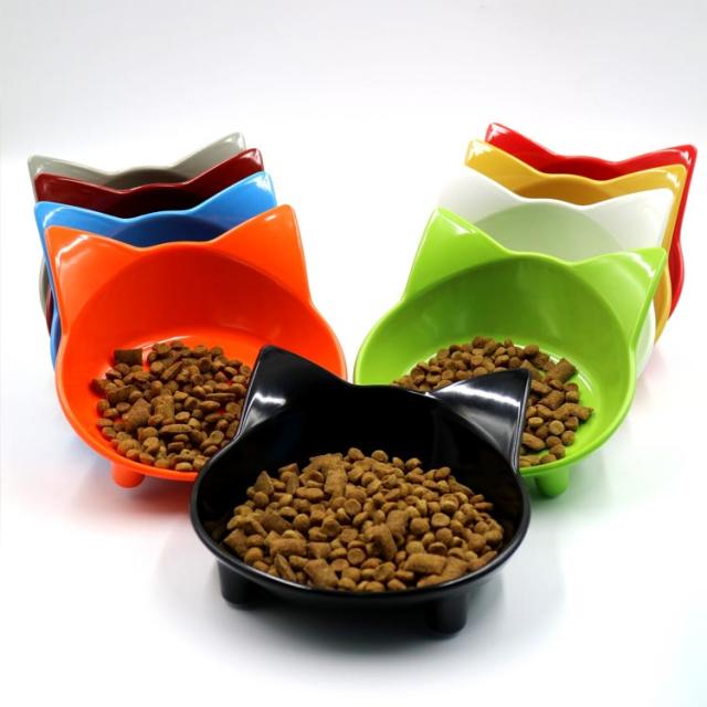 猫食器 猫 フードボール ブラック 食器 キャット ねこ 大きめ 猫用