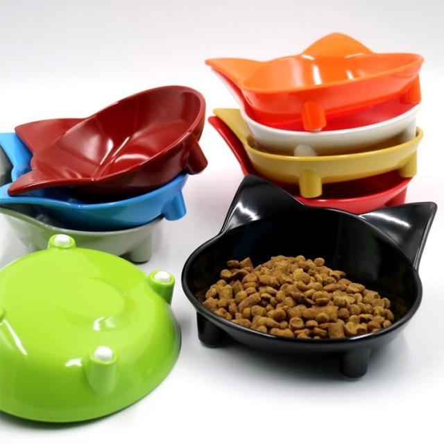 猫食器 猫 フードボール ブラック 食器 キャット ねこ 大きめ 猫用