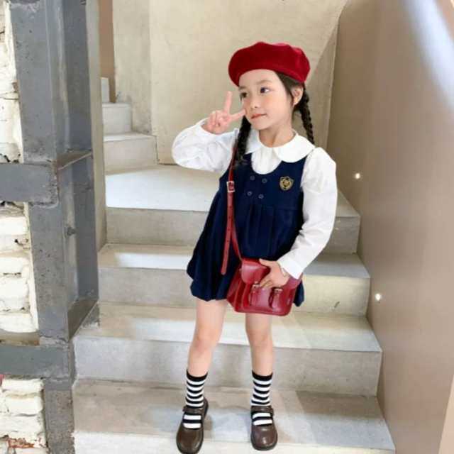 韓国風 フォーマル ベビー服 ワンピース 子供服 入学式 女児