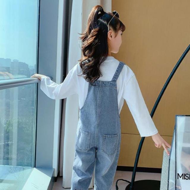 デニム カジュアル オーバーオール KIDS パンツ こども デニム