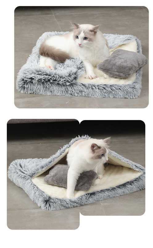 ペットベッド 犬猫 ペット用品 ふわふわ クッション 犬 猫ベッド ペット用ベッド寝袋 全33色 子犬 猫用 ペットクッション 寝床 キャットベッド ソファ オールシーズン ぐっすり眠れる 寒さ対策 保温防寒 暖かい 冬ふかふか モコモコ洗える