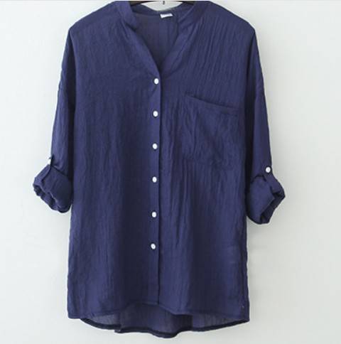 シャツ レディース 半袖 リネンシャツ トップス 大きいサイズ 無地 白 黒 シャツ ブラウス フォーマル 通学 カジュアル 2の通販はau Pay マーケット Mmc