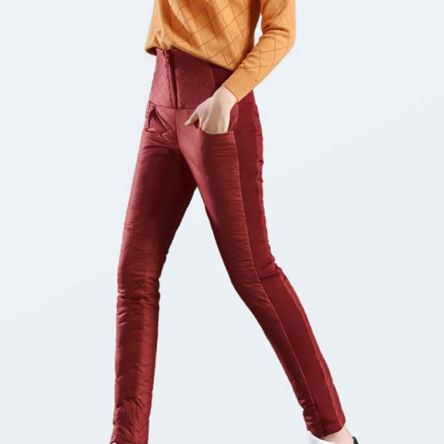 ダウンパンツ レディース ロングパンツ スリムパンツ あったかパンツ 防寒パンツ カジュアルパンツ ボトムス 大きいサイズ ファの通販はau Pay マーケット Mmc