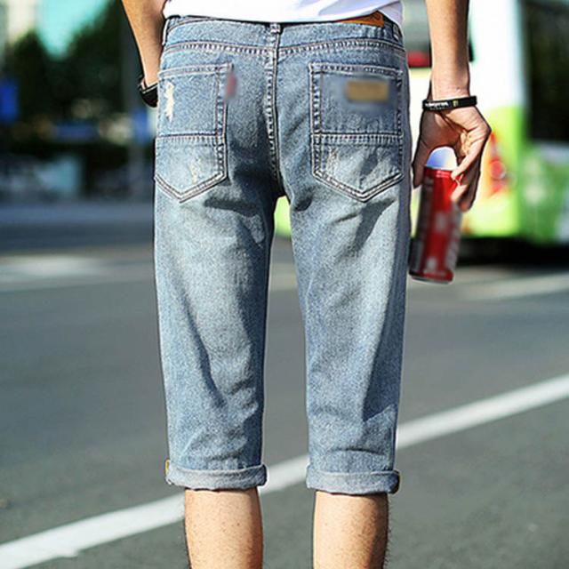 デニムパンツ メンズ ショートパンツ 無地 ボトムス ハーフパンツ デニム ジーンズ メンズ スリム Used感 ジーパン ダメージ加工 デニムの通販はau Pay マーケット Mmc