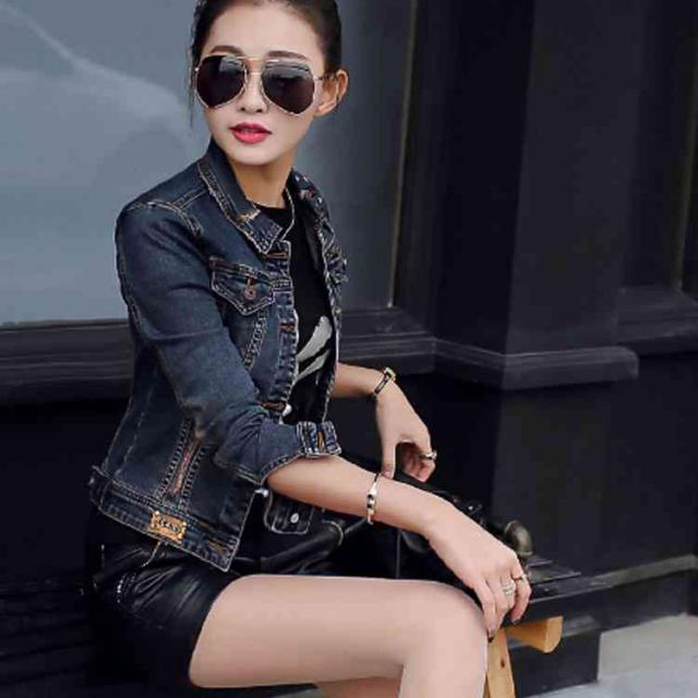 デニムジャケット レディース 長袖 細身 Gジャン ショート丈 スプリングコート カジュアル トップス ファッション アウター の通販はau Pay マーケット Mmc