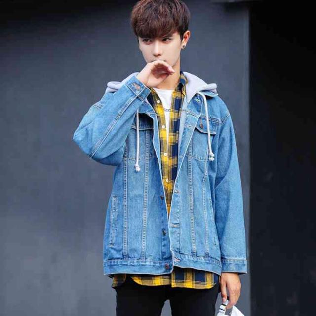 デニムジャケット メンズ 長袖 フード付き Gジャン デニムコート ジージャン スプリングコート カジュアル 男性用 アウター の通販はau Pay マーケット Mmc