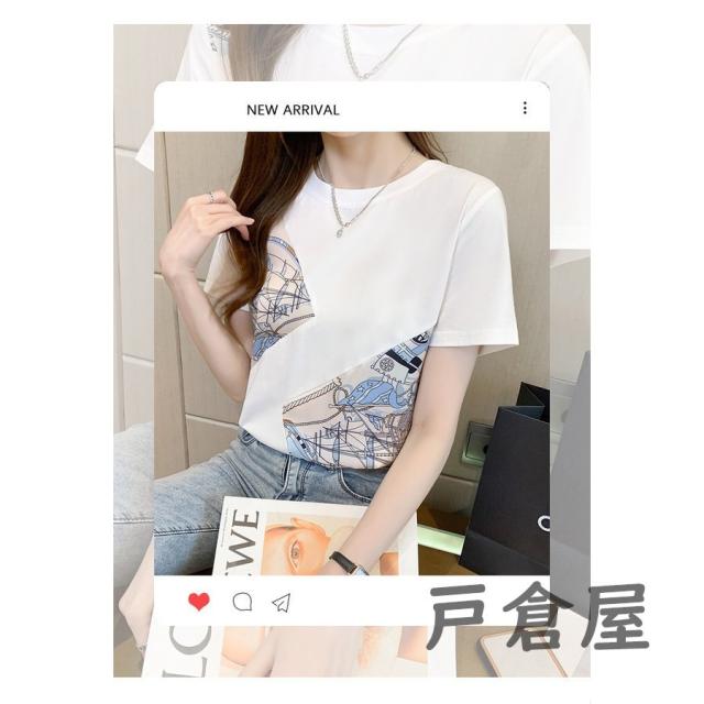 Tシャツ レディース 40代 春夏新作 オシャレブラウス 白Tシャツ 半袖トップス プリントTシャツ ラウンドネック 大人 通勤 ゆったりカットソー 韓国風 30代 楽天市場】Tシャツ レディース 40代 春夏新作 オシャレブラウス