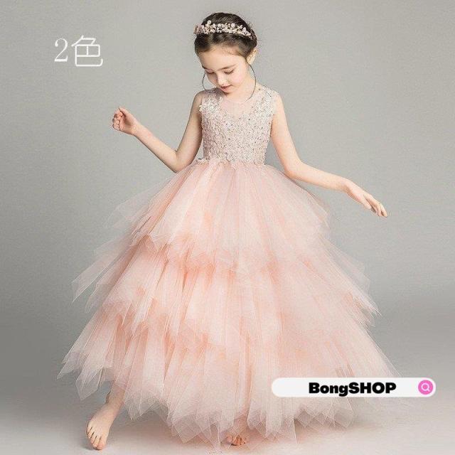 ドレス 子供 ピアノ 発表会 スクエアネック子供ドレス 二次会 フォーマルドレス 演奏会 結婚式 七五三 入学式 女の子ドレス ベビードレス ワンピースの通販は 5,412円