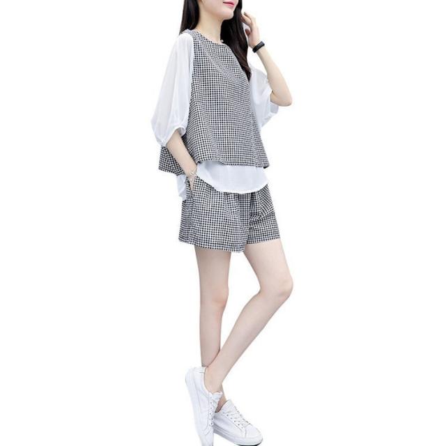 セットアップ レディース 40代 春夏 セットアップ オシャレ 五分袖