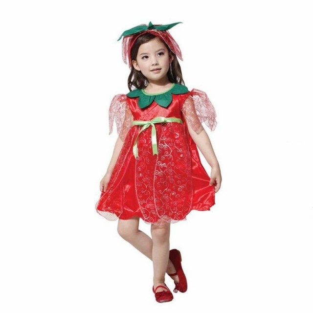 コスプレ ハロウィン セット イチゴ フルーツ 妖精 フェアリー 衣装 