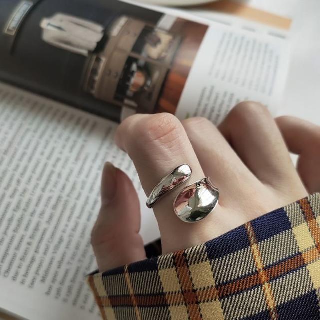 アシンメトリーリング　シルバー925 SILVER925 シンプル アシンメトリー リング | Sally.Tokyo