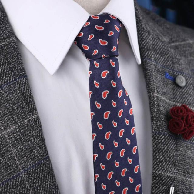 送料無料 スリムネクタイ ナローネクタイ 細身 メンズ カジュアル 6cm