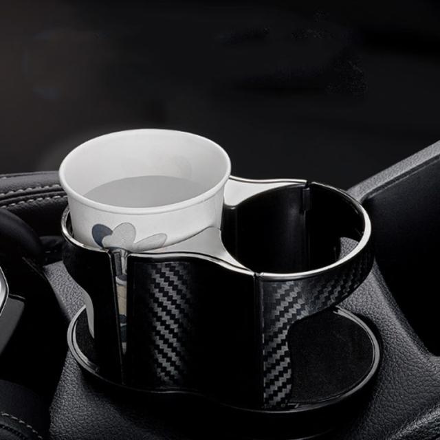 ドリンクホルダー 車用品 ダブル ツインドリンクホルダー 2in1