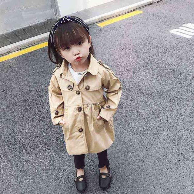 子供服 スプリングコート ウインドブレーカー レンチコート 女の子 ガール キッズ 長袖 無地 ジャケット 春 秋 キッズ 子の通販はau Pay マーケット Mmc