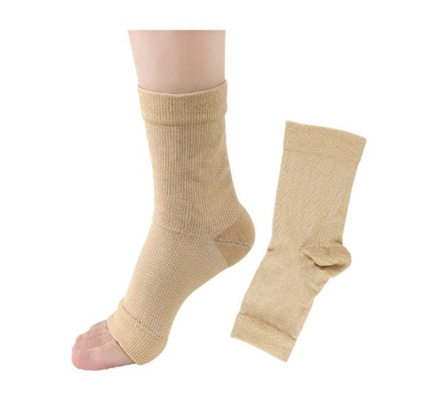 足首サポーター 1足分 加圧 サポーター 着圧 ソックス アーチ