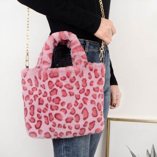 レオパード柄 ハンドバッグ トートバッグ レディース 2way ショルダー