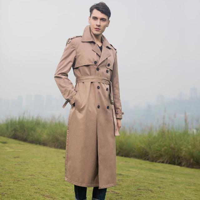 トレンチコート メンズ ロングコート 長袖 ビジネスコート トレンチ