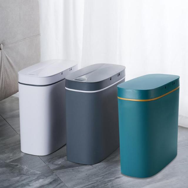 新品ゴミ箱 自動開閉 ごみ箱 自動 おしゃれ スリム　キッチン1144-140 ゴミ箱 スリム 14cm センサー 自動開閉式 サニタス 14L ふた付き