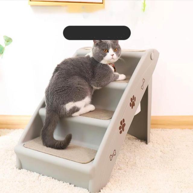 ドッグステップ 4段 折りたたみ ペットスロープ ペット用階段 猫犬兼用