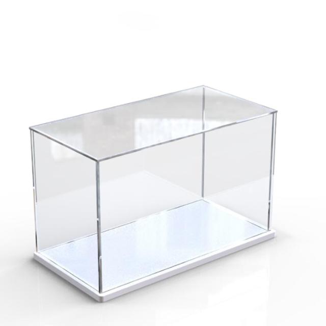 ガラスディスプレイキャビネット LED照明 鍵付き 4段 コレクション