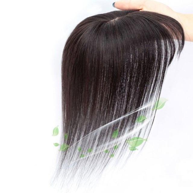 なっちゃん　人毛ヘアピース　ナチュラルブラック7×10　30cm 楽天市場】Knnzkヘアピース 人毛 部分ウィッグ 医療用ウィッグ