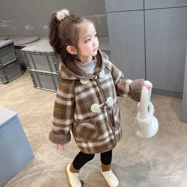 t.] あったか 裏ボア ダッフル コート ベビー キッズ 子供服