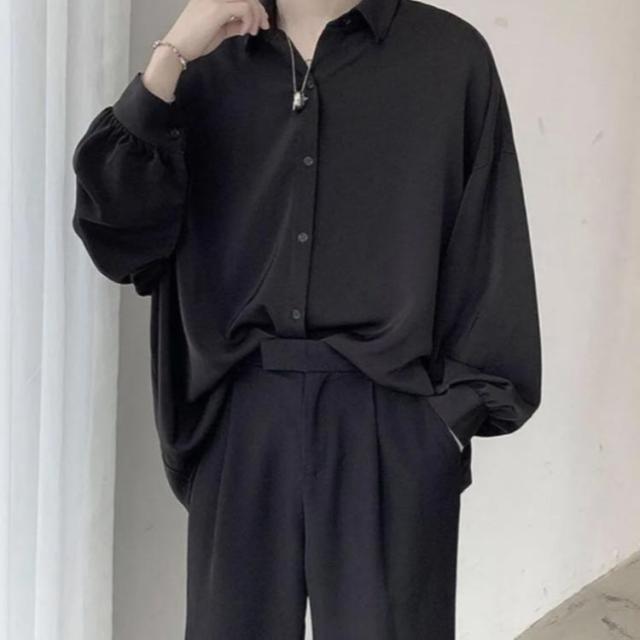 シャツ メンズ 長袖シャツ カジュアルシャツ ネクタイ付き