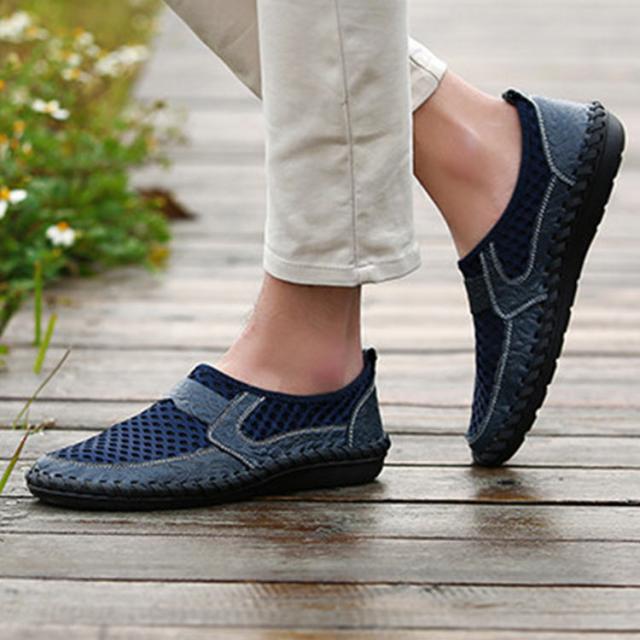 メッシュ スリッポン アウトドア ローファー シューズ メンズ スニーカー カジュアルシューズ スポーツサンダル メッシュ 通気 レザー 厚の通販はau Pay マーケット 第三商事