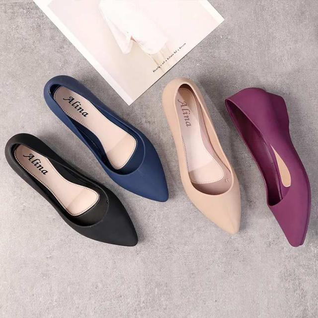 レインシューズ レディース おしゃれ レインパンプス パンプス ローヒール 晴雨兼用 防水 梅雨 梅雨対策 Vカット 痛くない 歩きやすいの通販はau Pay マーケット 第三商事