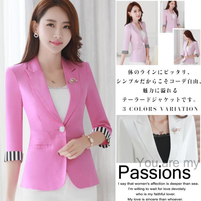 テーラードジャケット アウター 上着 ジャケット 大きいサイズ フォーマル セレモニー ビジネス レディースファッション オフィス OL 通の通販は 7,470円