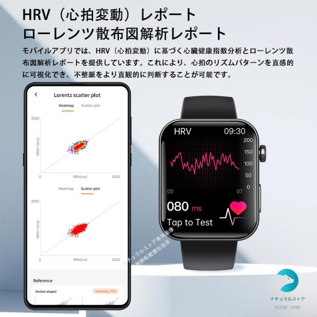 スマートウォッチ 日本製センサー 血圧値測定 心拍 体温測定 血中酸素 皮膚水分分析 2.1インチ 大画面 薄型 健康管理 日本語表示 日本語説明書 歩数計 iPhone/Android対応 リストバンド 腕時計 着信通知 F310_8