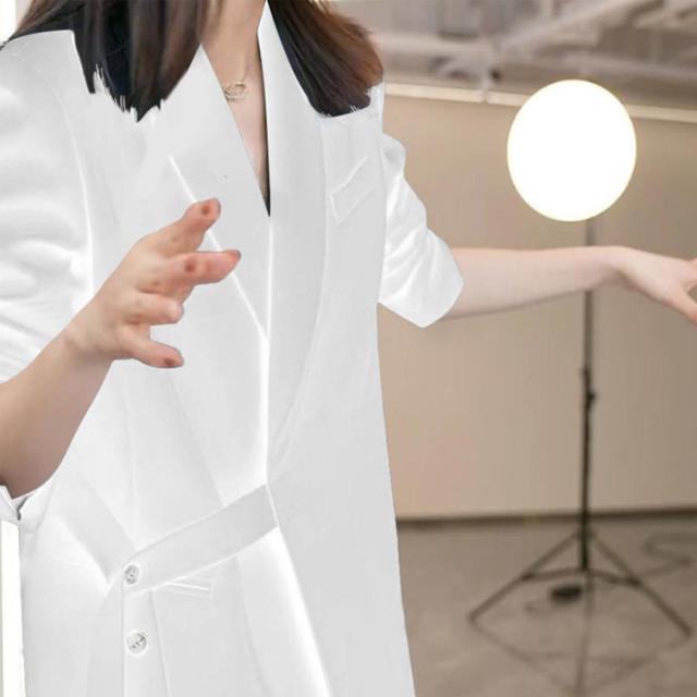 韓国 こなれ感 ワイドパンツ カジュアルスーツ かっこいい ビジネススーツ ダンス 衣装 ゆったり おしゃれ レディース ダンス衣装 パンツスーツ シンプル レトロ ハイウエスト ルーズ きれいめ ラフ ポケット セットアップ テーラードジャケット 上下セ_4