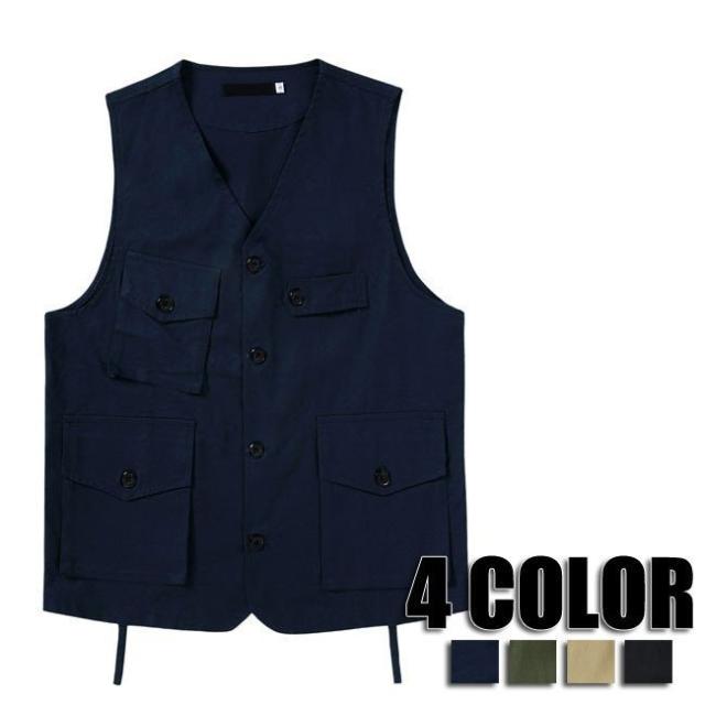 カジュアルベスト メンズ ベスト メンズベスト ジレベスト 人気 新品 カッコイイ ベスト 男性用 4色の通販はau Pay マーケット 美良