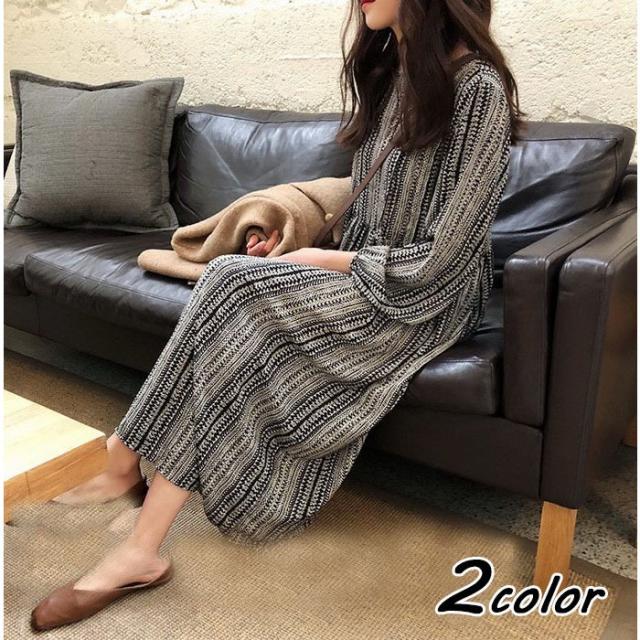 ワンピース レディース 40代マキシワンピース 春秋 長袖ワンピース シフォンワンピース バルーンスリーブ エスニック風 上品 オシャレ 通の通販はau Pay マーケット 新勢