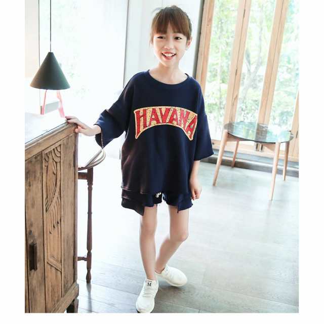 子供服 セットアップ 女の子 半袖 夏 2点セット Tシャツ 短パン ヒップホップ 韓国子供服 キッズ 可愛い おしゃれ 小学生 通学着 新品 13の通販はau Pay マーケット 新勢