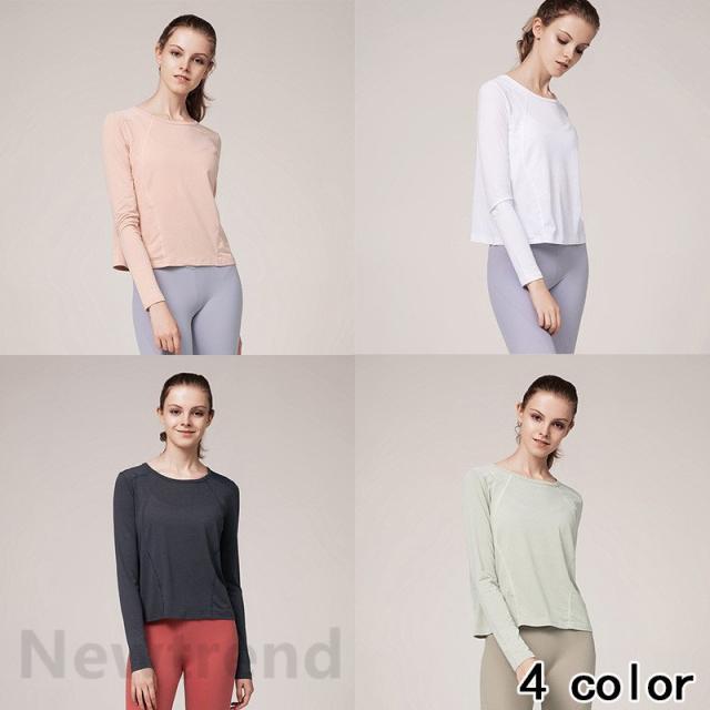 ヨガウェア トップス オールシーズン 長袖 かわいい フィットネス ウェア ジム ウェア トレーニングウェア レディース スポーツの通販はau Pay マーケット 新勢