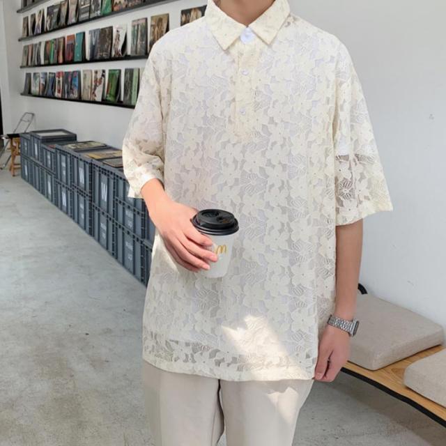 降ろす 甘美な スチール メンズ レース シャツ 侵略 分割 人種