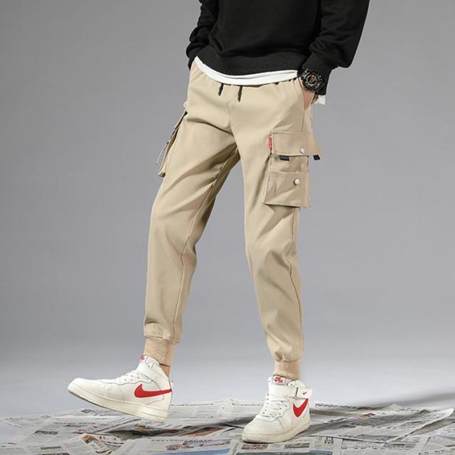 送料無料 カーゴパンツ ジョガーパンツ メンズ イージーパンツ ウエストゴム ゆるパンツ 9分丈 長ズボン ワークパンツ リブ裾 ゆったり の通販はau Pay マーケット 新勢