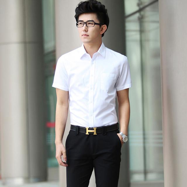メンズ ビジネスシャツ Yシャツ 半袖 ワイシャツ 半袖ワイシャツ ビジネス カラーシャツ お葬式 礼服 結婚式 クールビズ ドレスシャツ 男の通販はau Pay マーケット 吉成商店