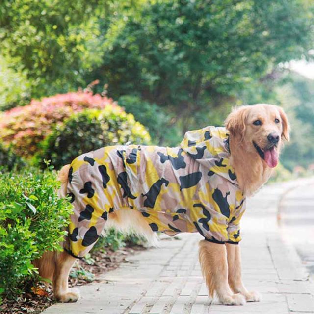 ラッシュガード 犬服 コート Uvカット 大型犬 ドッグウエア 大型犬向け レインコート つなぎタイプ 犬服 ドッグウェア ペット服 ゴールデの通販はau Pay マーケット 吉成商店