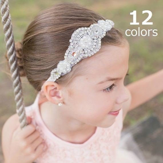 子供用 ヘアバンド ヘッドバンド ラインストーン フェイクパール ビーズ ヘアアクセサリー ヘアアクセ カチューシャ 女の子 女の通販はau Pay マーケット 美良