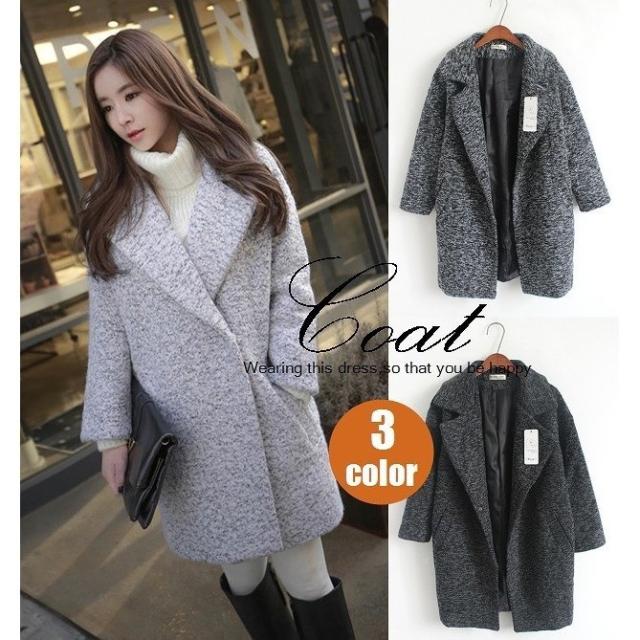 テーラードコート ハーフコート ショートコート レディース 秋冬 アウター 羽織り 無地 シンプル きれいめ 上品 ゆったり 杢の通販はau Pay マーケット 美良