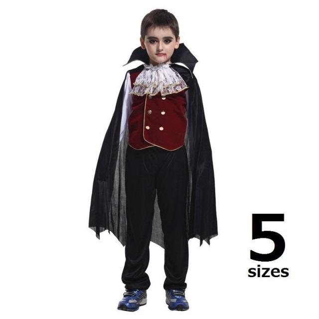 子供用 ハロウィン衣装 コスプレ衣装 ハロウィンコスチューム キッズ ジュニア ドラキュラ 吸血鬼 ヴァンパイア 中世貴族風 ハの通販はau Pay マーケット 美良