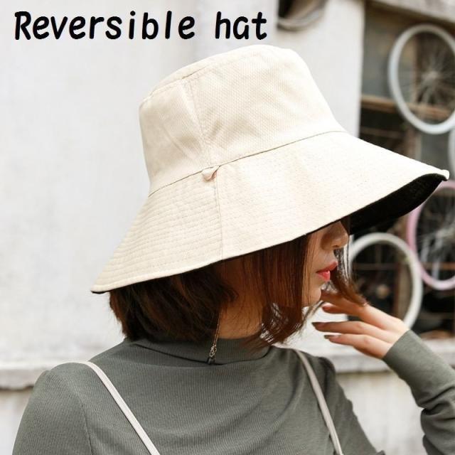 バケットハット 帽子 リバーシブル 日よけ 風飛び防止紐付き 取り外し可能 紫外線対策 無地 シンプル 着回し カジュアル 秋 の通販はau Pay マーケット 美良
