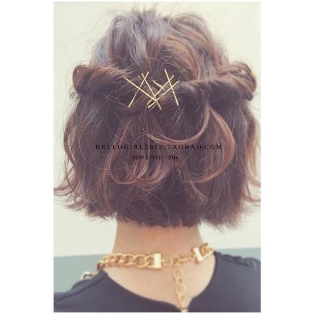 レディース ヘアピン 10本セット シンプル ゴールドカラー 髪留め まとめ髪 ヘアアレンジ ピン留め ゴールドカラー ヘアアクの通販はau Pay マーケット 美良