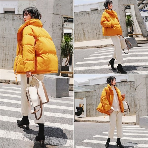 ダウンコート ダウンジャケット レディース アウター ショート丈 無地 厚手 ガーリー レディース服 女性 大人 冬服 P687の通販はau Pay マーケット 美良