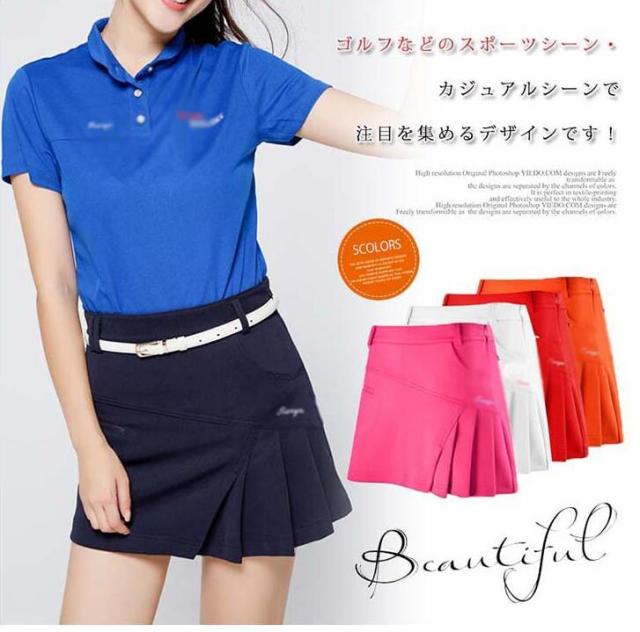 ゴルフウェア レディース プリーツスカート ゴルフスカート キュロットスカート キュロットパンツ ゴルフ スカート インナーパンの通販はau Pay マーケット 新勢
