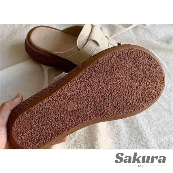 ミュールフラットサンダルレディース大人軽量通気性滑り止め合成皮革歩きやすいコンフォート買い物カジュアル海夏20代30の通販は