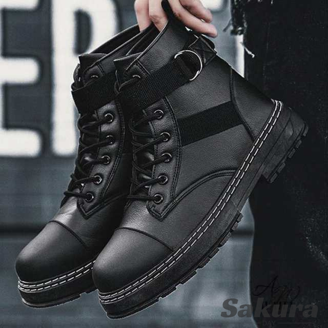 メンズ ショートブーツ ブーツ ワークブーツ 靴 イギリス風 おしゃれ メンズブーツ エンジニアブーツ　バイクブーツ ミリタリーブーツ マウンテンブーツ 5,250円