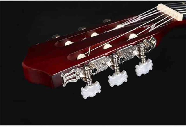 樽型クラシックギター 初心者用アコースティックギター 心地よい感触 より良い安定した音質 光沢仕上げ クラシックギター 初心者 ギターの通販は